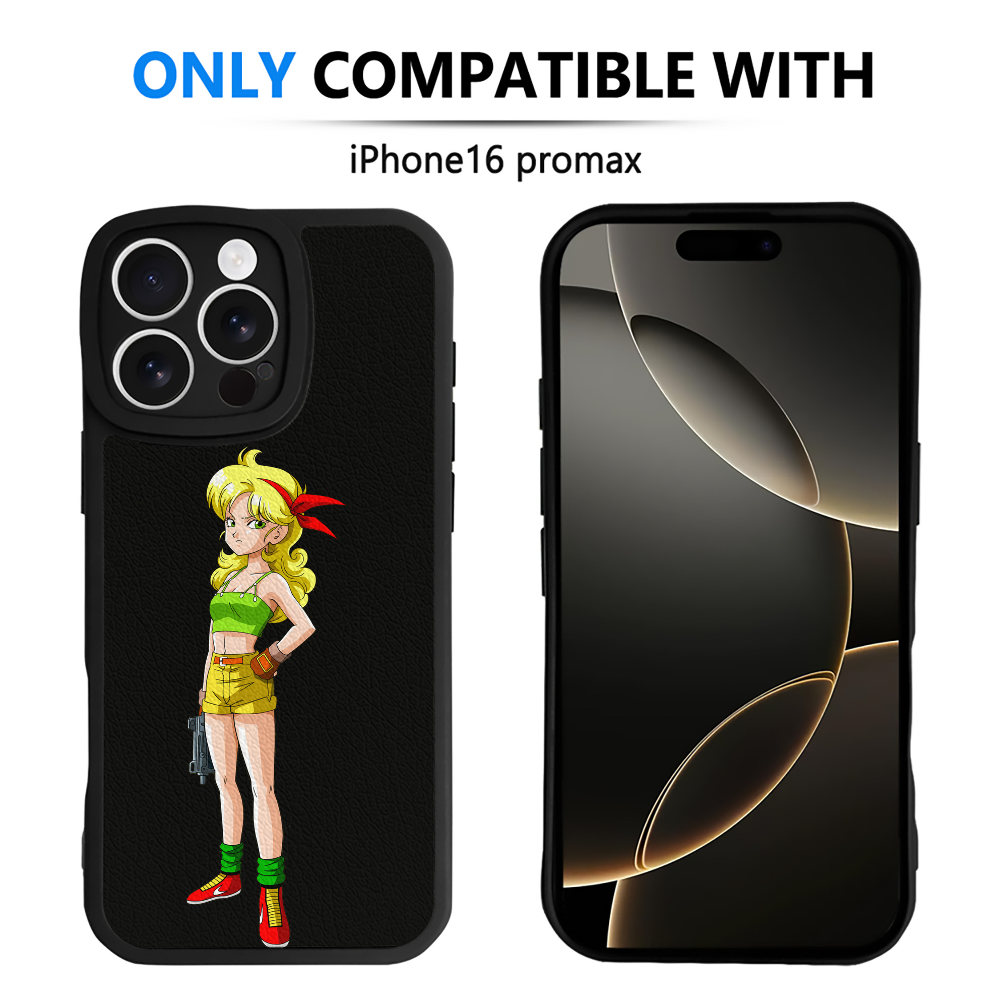 （画像用） ドラゴンボール DRAGON BALL 【iPhone 16シリーズ対応】シリコンスマホケース（レザー調） 材質：シリコン